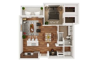 The Porter Brewers Hill F Floor Plan